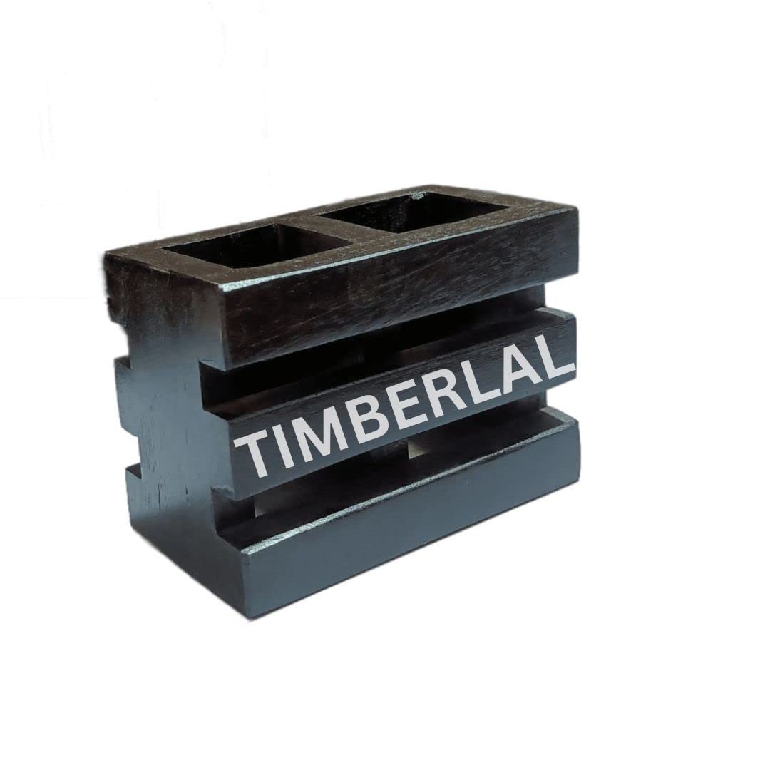 Timberlal Wooden Cutlery Holder/Multipurpose Stand l Black Finish l No Assemble Required l (B0C4JY5YJF) Amazon Price History, Amazon Price Tracker
