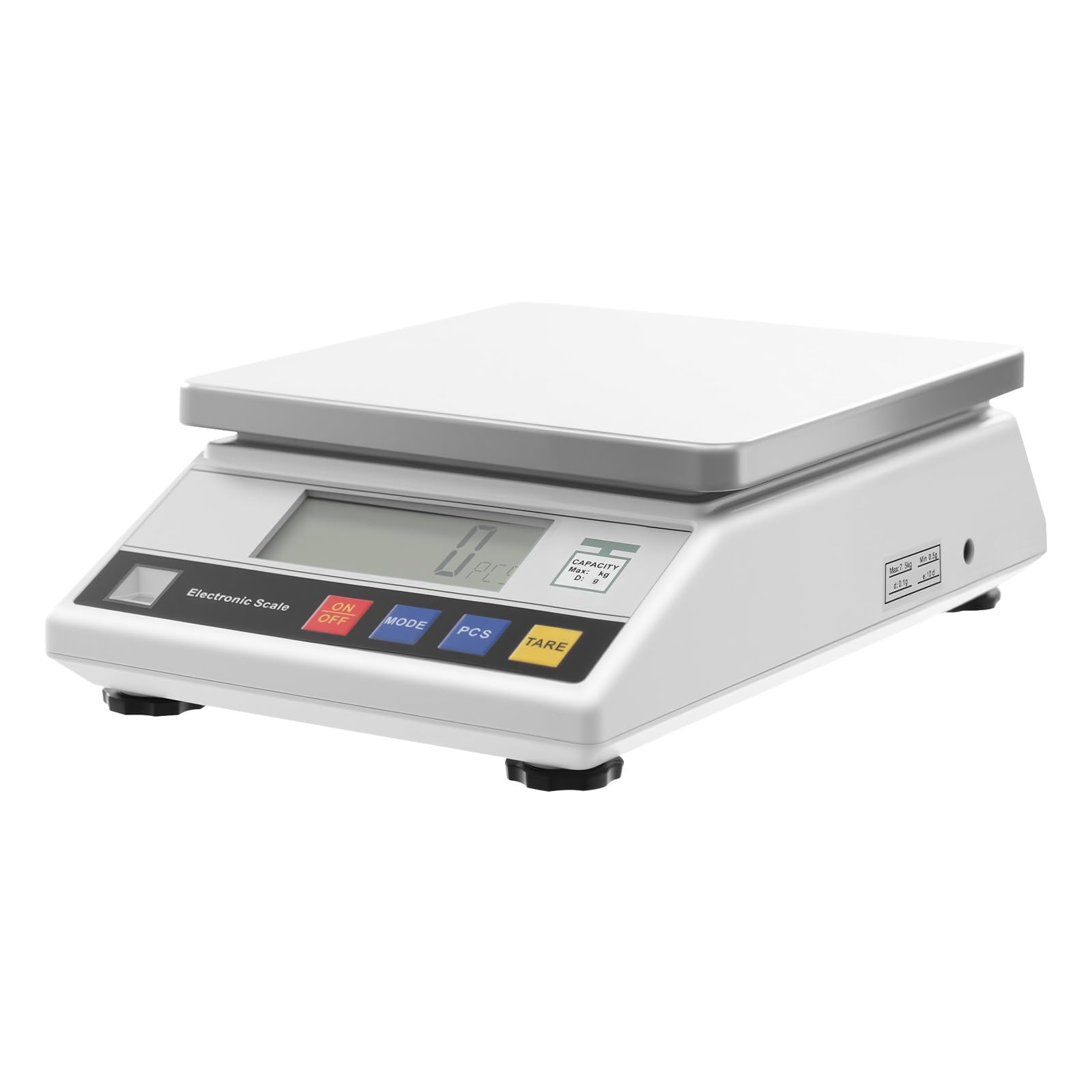Bilancia di precisione per analisi ad alta precisione, da laboratorio, da laboratorio, da laboratorio, da cucina, calibrazione, 7500 g/0,1 g