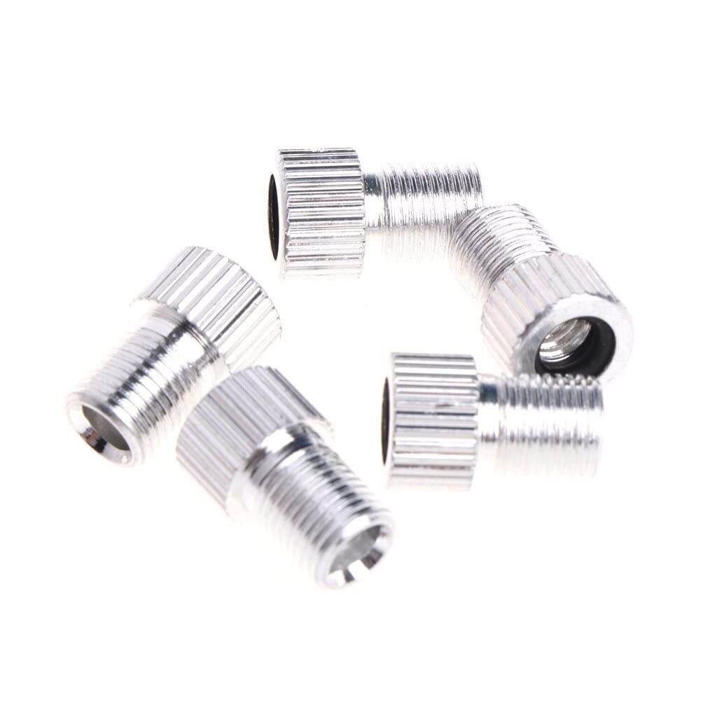 2X Presta to Schrader UK Converter Air Bicycle Bike Tire Tyre Valve Stem Adapter