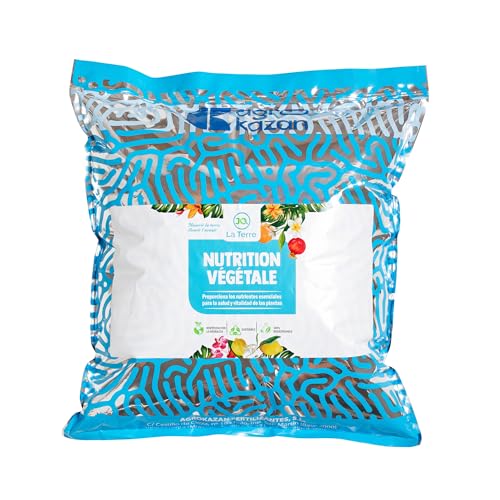JQ LA TERRE Sulfato de cobre de 5 kg con cuchara dosificadora, fungicida cobre, cobre en polvo para plantas,tomates, olivos, frutales, huerto y jardin. Corrige carencias de cobre. Apto para piscinas
