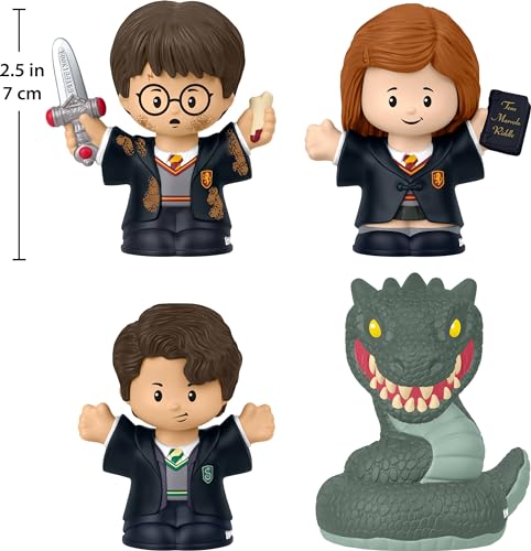 Little People Collector Harry Potter and The Chamber of Secrets Movie Special Edition Set for Adults & Fans, 4 Figures in Display Package - Thumbnail 3