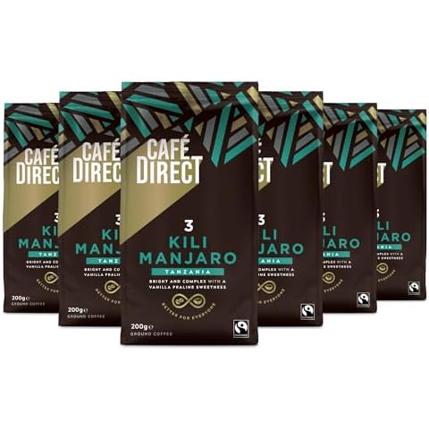 Cafédirect Kilimanjaro Fairtrade Ground Coffee 200g Cover