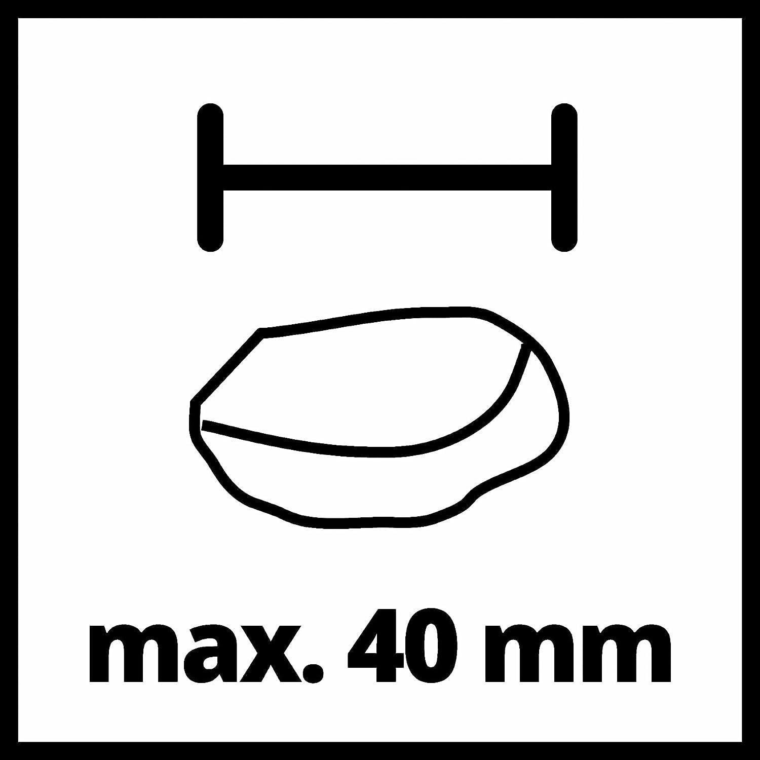 Pompa per acque scure GC-DP 9040 N di Einhell (900 W, portata di 22.000 l/h, corpi estranei Ø 40 mm, protezione da sovraccarico termico, incl. raccordo universale)