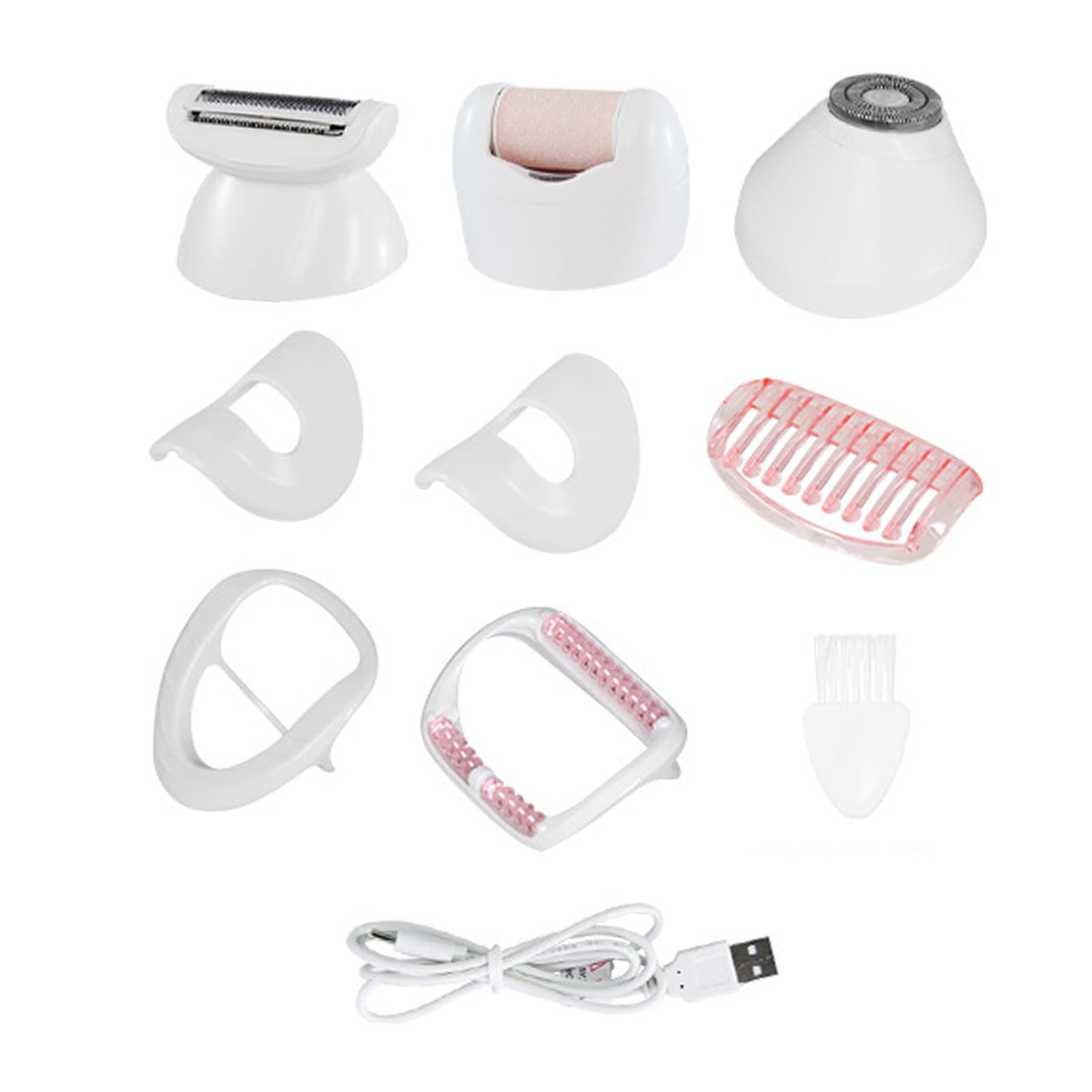 Dioche 4-in-1-Epilierer für Damen, Elektrischer Haarentfernungstrimmer für Frauen, Bikini- und Nasenhaarentfernung, Wasserdicht und Wiederaufladbar, Sanfte Haarentfernung, Professionelles Pflegegerät