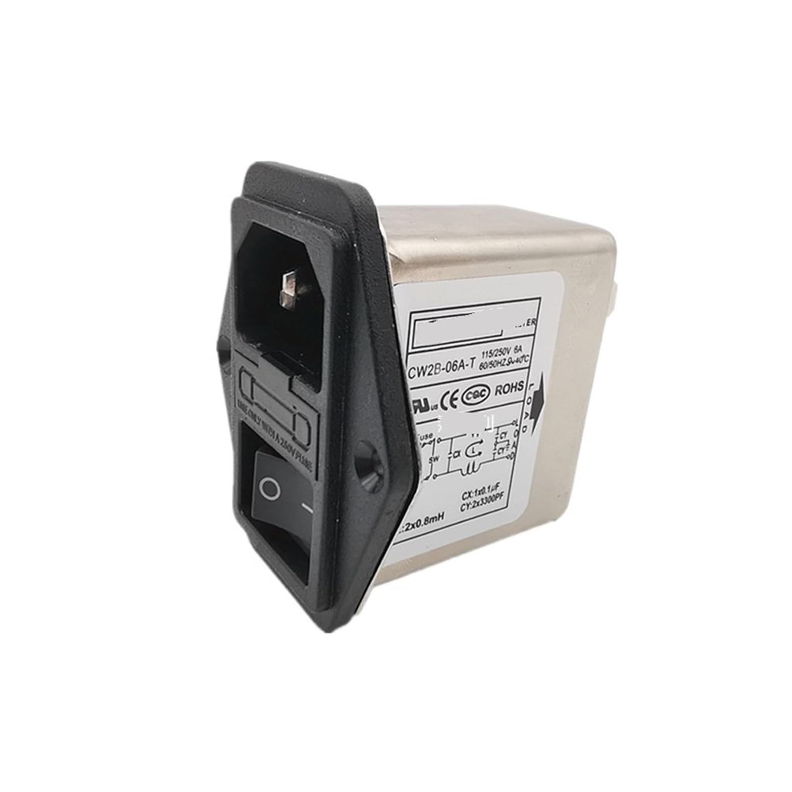 ETPBRIMSF Single-phase power filter CW1B-06A-T 6A 10A CW2A-10A-T CW1D CW2C CW2B(CW2B -06A- T 6A)