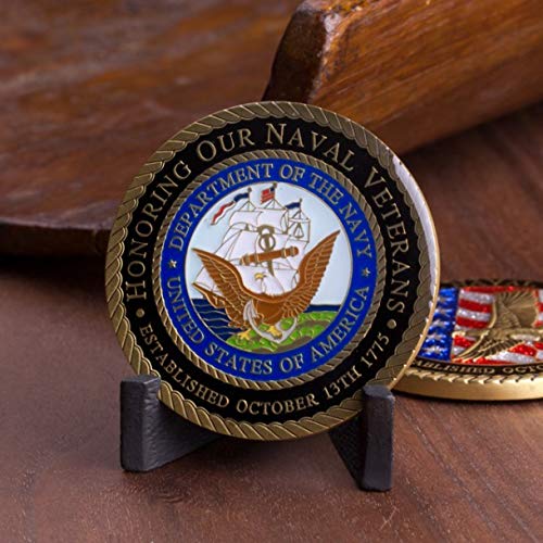 アメリカ 退役軍人 記念 メダル　限定デザイン Amazon.co.jp: 海軍退役軍人チャレンジコイン - USN軍退役軍人
