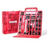 Photo Gallery geinxurn set di punte per cacciavite (torx, croce, pz, hex, sl), in acciaio s2 con attacco esagonale magnetico da 1/4", con supporto per bit, adattatore, chiave a bussola, chiave inglese con scatola Photo Gallery geinxurn set di punte per cacciavite (torx, croce, pz, hex, sl), in acciaio s2 con attacco esagonale magnetico da 1/4", con supporto per bit, adattatore, chiave a bussola, chiave inglese con scatola