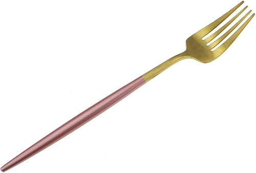 Miniatura 4 de Gugrida - Juego de cubiertos de acero inoxidable 1810, con mango negro mate, incluye tenedores, cucharas y cuchillos (20 piezas), juego para 4,