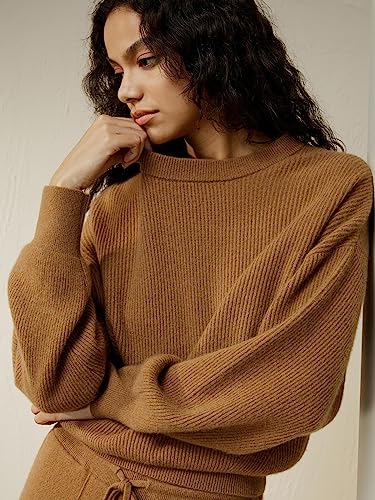 LilySilk Womens Pullover Sweater 100% Cashmere Oversized Hoodie with Detached Hood for Fall & Winter Causal3