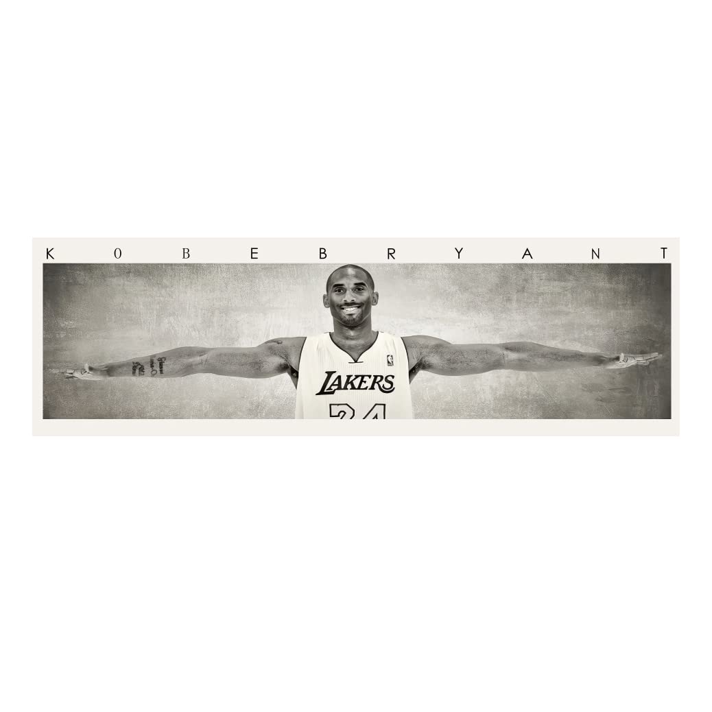 Tableau Kobe Bryant ailes mur art grand format pour salon moderne