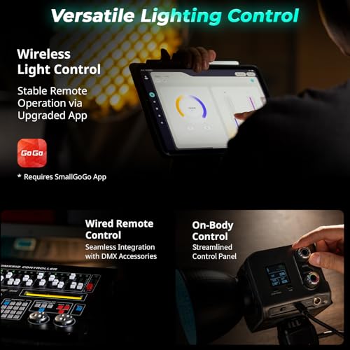 Projecteur COB 100W RC 100C SmallRig avec 12 effets lumière - 6