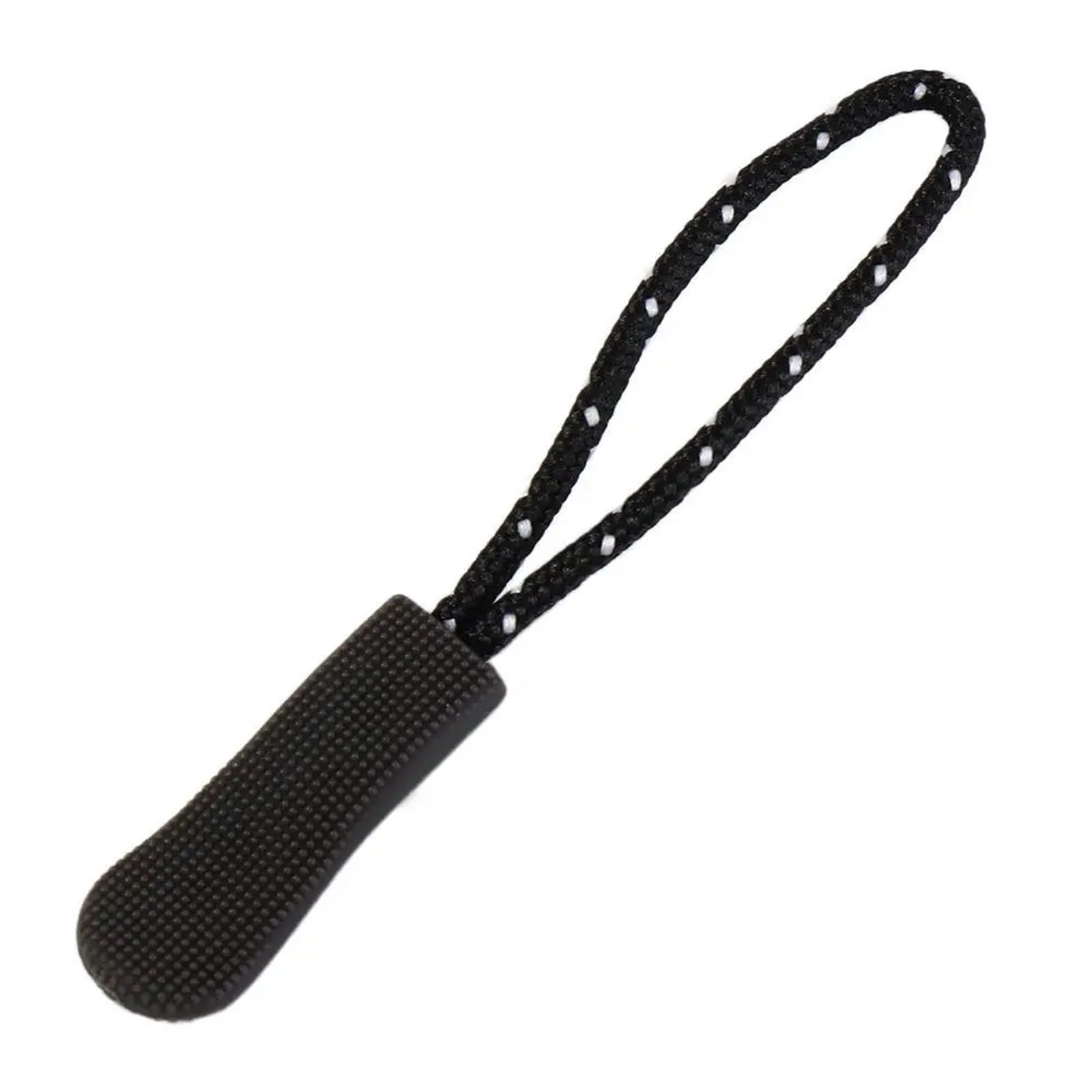 Piezas de recambio para tiradores de cremallera, Tiradores de cremallera, 200 Uds., extremos repuesto multicolores, fijador maleta for mochila viaje(Black White)