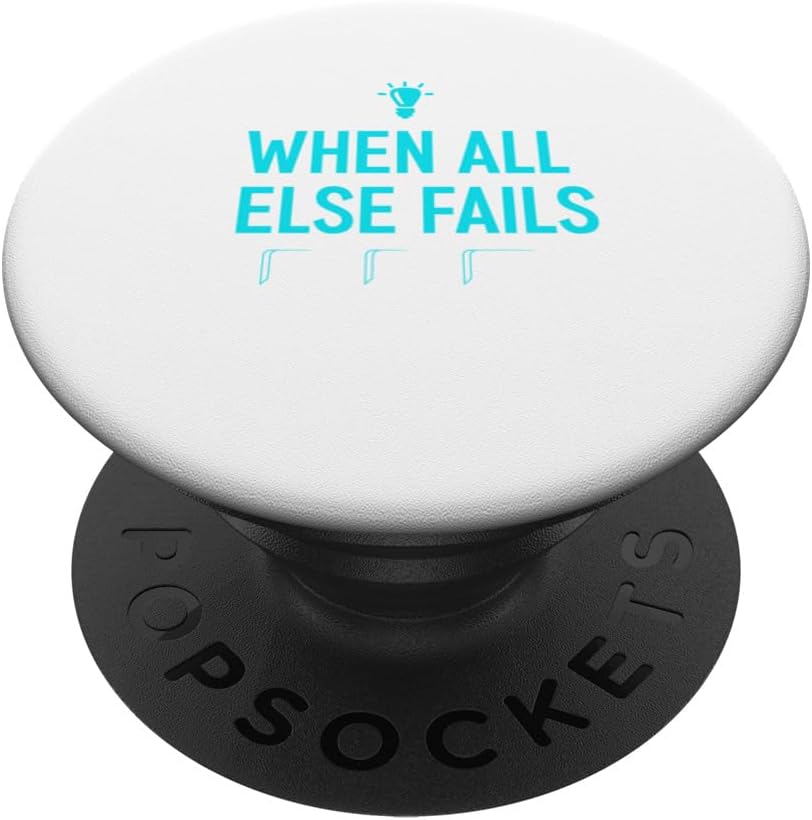 Funny Ctrl Alt Delete Shirt Gamer IT Specialist Coder Humor PopSockets Adhesive PopGrip