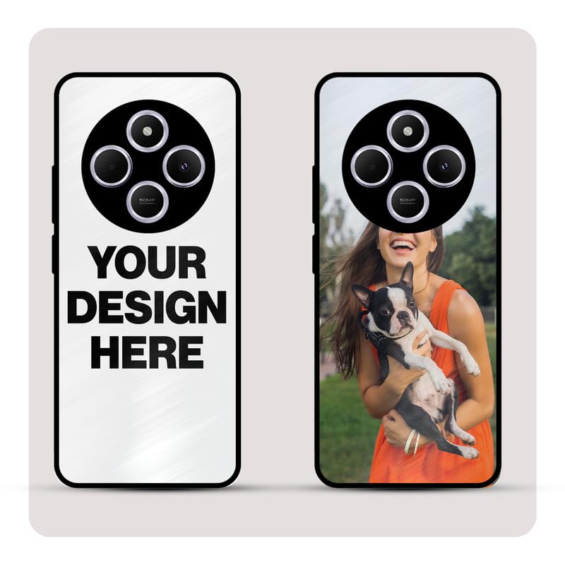 Image of Custom Chics Personalized Back Cover for Redmi 14c | Custom Case with Name, Photo or Logo | PrintShield Hybrid with Soft TPU Grip & Scratch Protection
