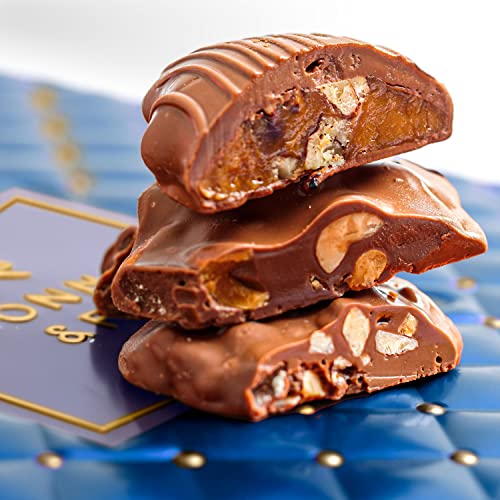 Miniatura 6 de Bonnie and Pop - Canasta de chocolate para regalar, caja de chocolates de regalo, regalos de comida gourmet, bandeja surtida para hombres y mujeres,