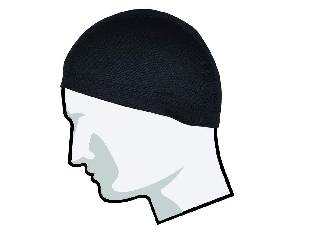 GRAND PITSTOP UV Protected Skull Cap for Bikers | (Black - Free Size) | Wind, Sun & Dust Protection | Ideal for Riding, Running, Hiking | Lightweight, Breathable Head Cover 3