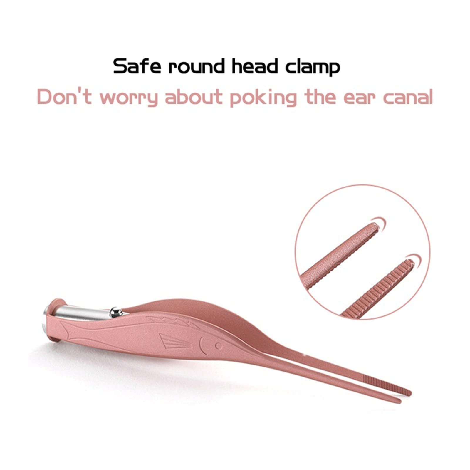 Produits d'élimination du cérumen Nettoyeur d'oreille Outil d'élimination du cérumen Lampe de Poche Cure-Oreille Nettoyage des Oreilles Dis