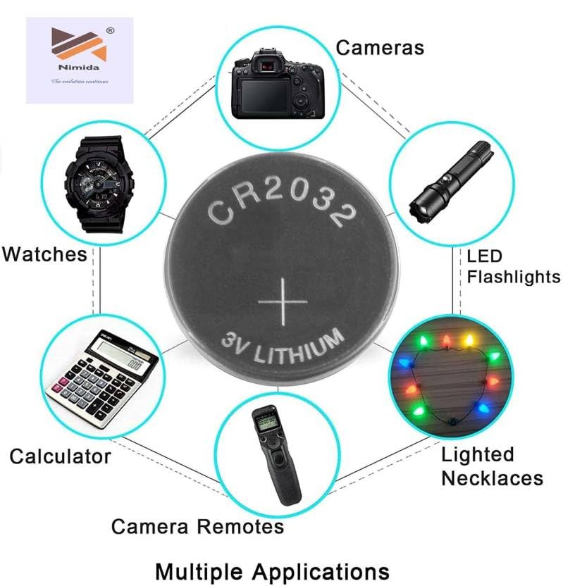 Upgrade CR2032 Lithium Coin Battery 3V, Pack of 5 Suitable for use in keyfobs, Scales, wearables and Medical Devices Upgrade CR2032 Lithium Coin Battery 3V, Pack of 5 Suitable for use in keyfobs, Scales, wearables and Medical Devices