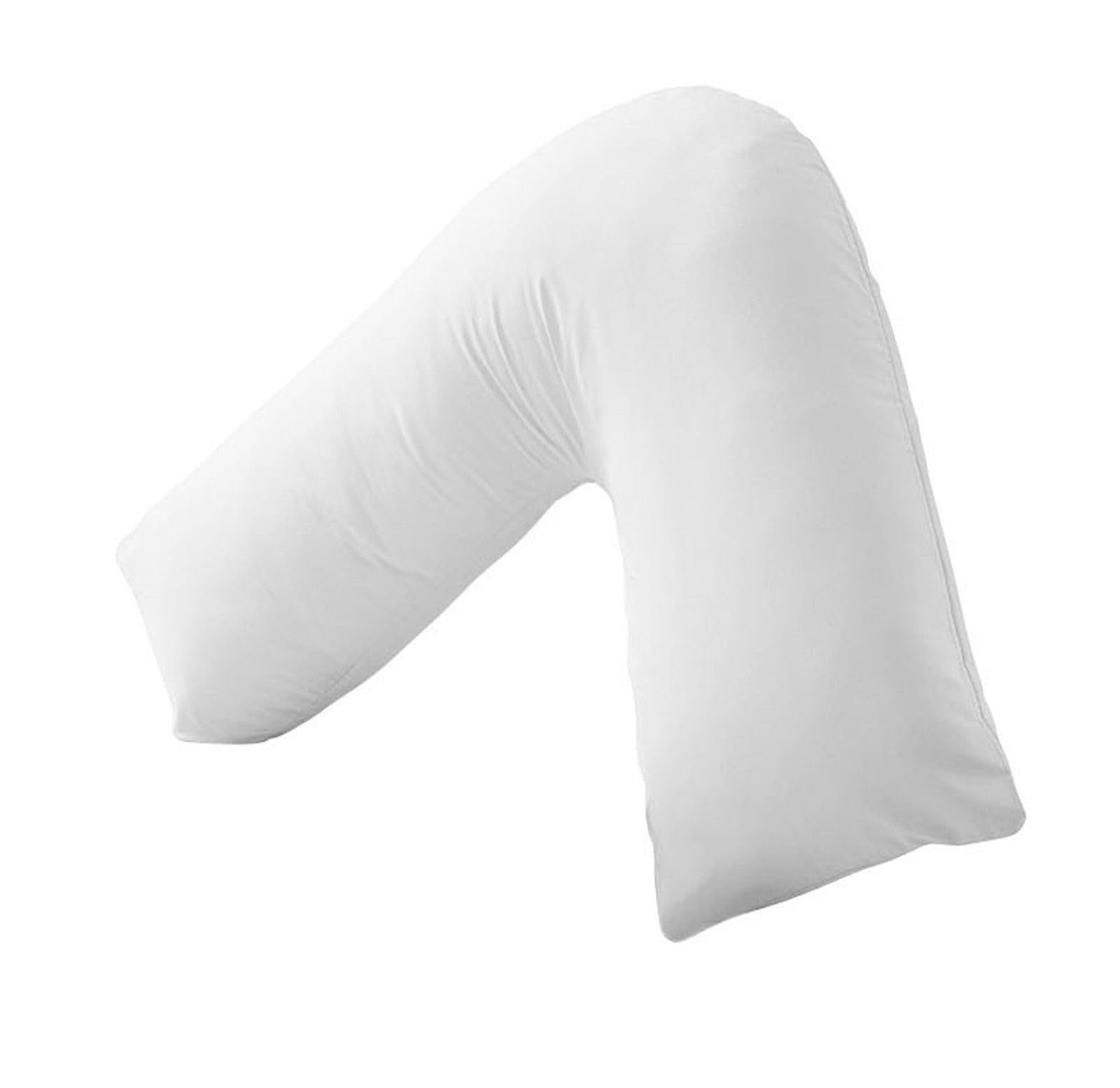 Soft Support V Pillow Hollowfibre/Polyester V Pillow with Orthopedic Support Pillow for Neck, Back & Shoulder Maternity & Pregnancy Pillow