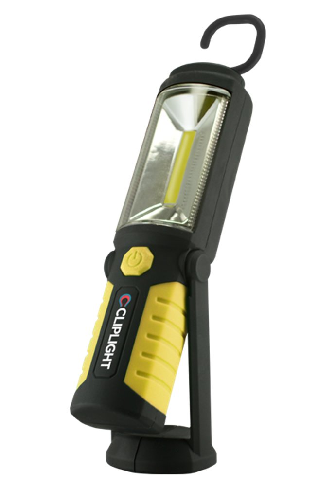 Cliplight 111114 Pivoting Work Light with Strip Array Led Technology, 5 Led Top Flashlight