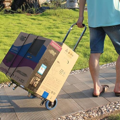 Carretilla plegable de acero inoxidable para transporte miniatura 5