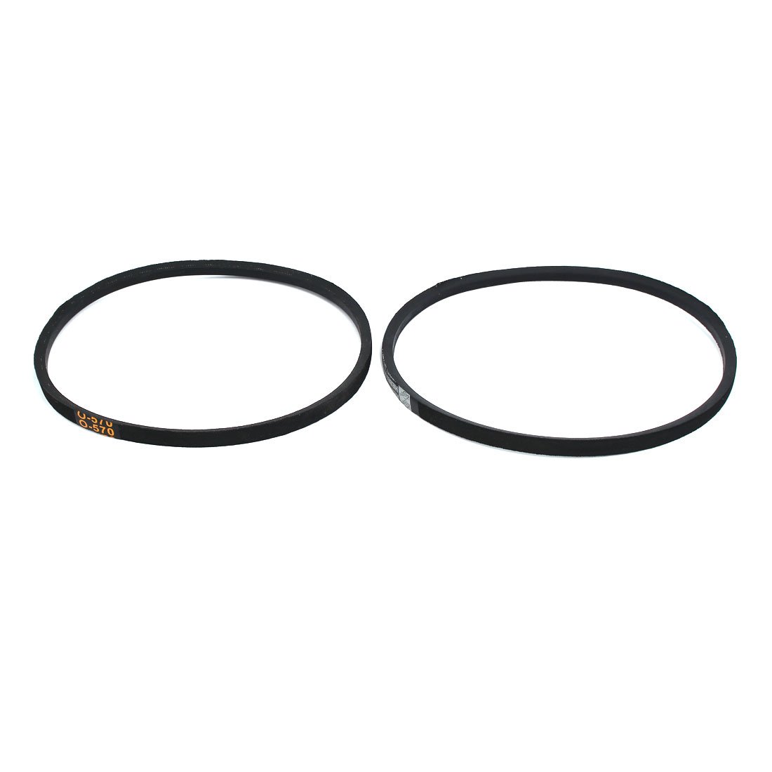 Aexit O-570E 570mm Civil equipment hardware accessories Inner Girth Transmission Drive Belt V-belt 2pcs for Washing Machine Model:26as283qo67