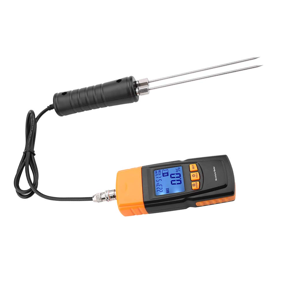 Profession Elles Hygrometer, GM620 LCD-Display Digital Einstellbare Holzschnitzel Feuchtigkeit Messer Tester -10-60 ° C IP Holz Feuchtigkeit