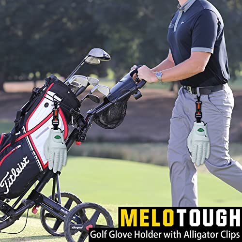 Melotough Golf Glove Holder Clip Gloves Belt Holder Gloves Keeper With Alligator Clips For Work Construction #TOP3