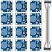 MTDELE 12Pcs TTP223B DC 2-5.5V Capacitive Digital Touch Senso Switch Module Compatible with Arduino Raspberry Pi