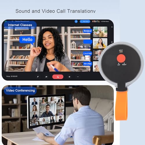 Traductor de voz instantáneo ideal para viajes internacionales y reuniones 4