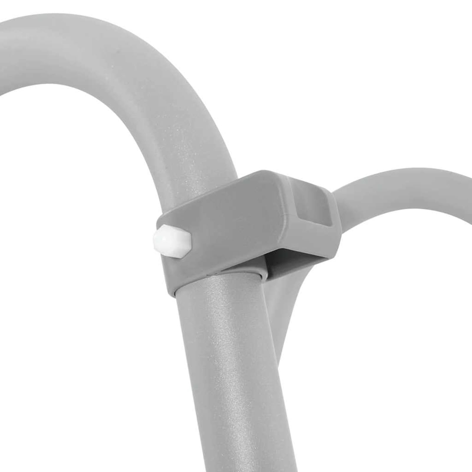 Fasba Escalera de Seguridad para Piscina Flowclear de 4 peldaños: Acceso fácil y Seguro a Piscinas elevadas, Resistente al óxido y con Plataforma Protectora Modelo FCZJ-93340ES