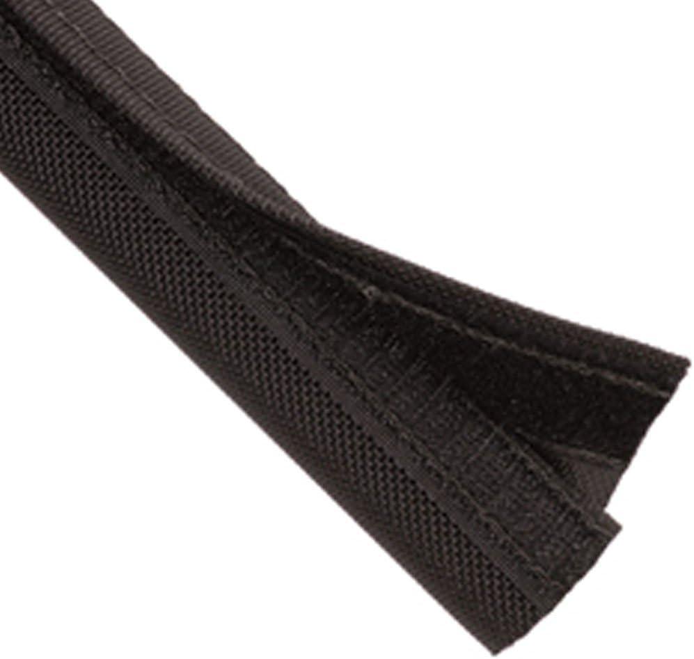 Electriduct 4.5" Dura Wrap Woven Nylon Sleeving Flexible Side Entry Hose Protective Sleeve for Pipes, Wires, Cables and Cords - 25 Feet