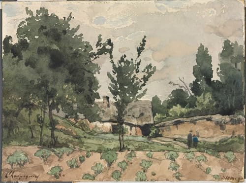 Impression d'affiches affiche toile paysage Henri Harpignies decoración mural 60x90