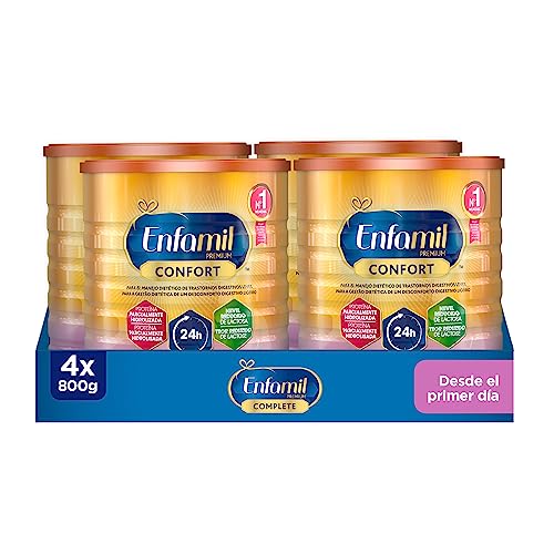 Enfamil Premium Confort Pack Fórmula para Bebés con Trastornos Digestivos - 4 latas x 800 g