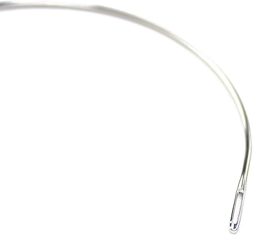 Miniatura 8 de Combo de aguja de tejer de 3 hilos con aguja para hacer pelucas, trama de cabello para coser, tejido de cabello grande, mediano y pequeño, aguja