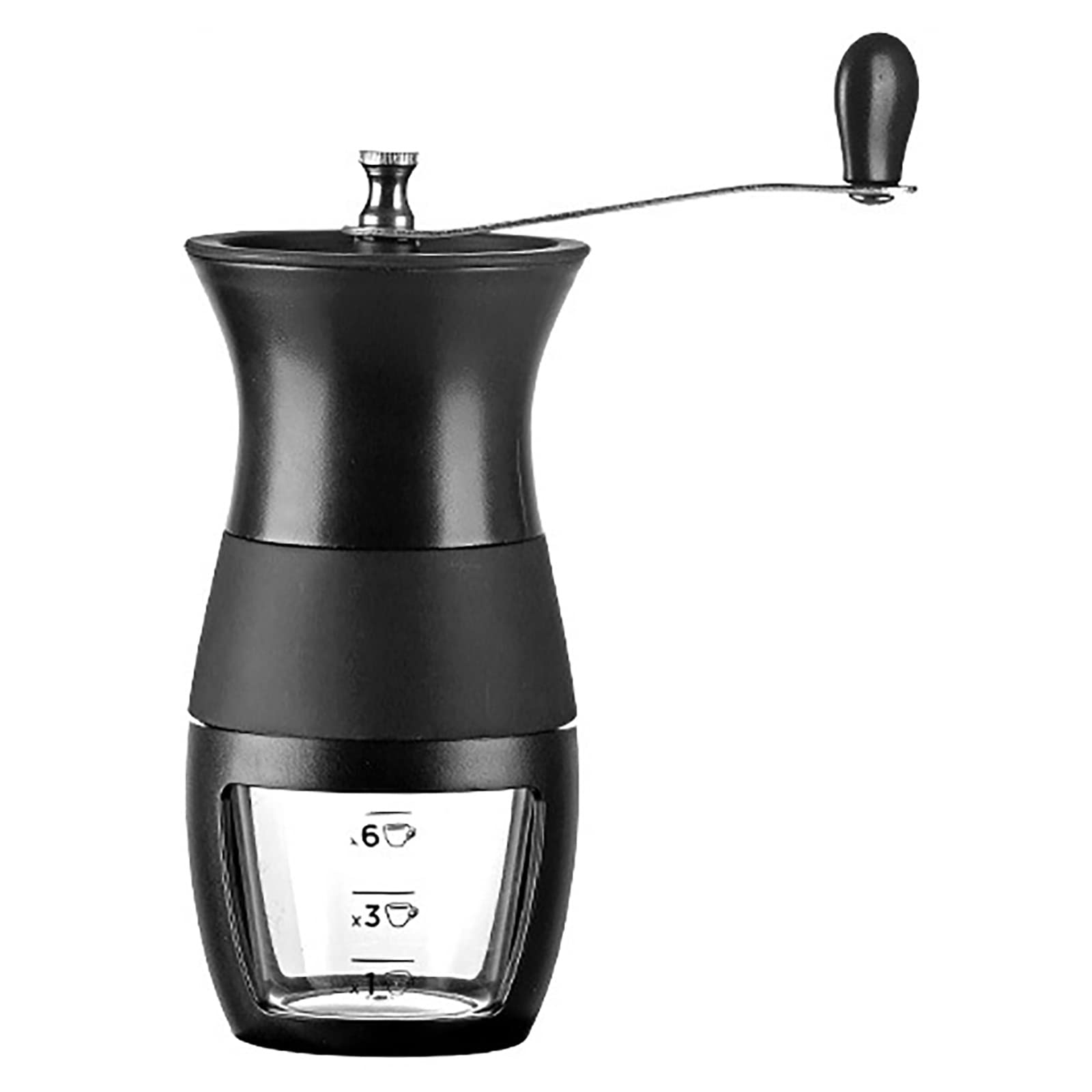 Moulin à café manuel à broyage rapide et 3 réglages précis