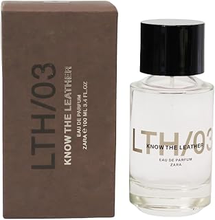 Zara LTH.03 Know The Leather Perfume for Men Bold Refined and Long-Lasting Fragrance Inspired by Strength and Sophistication Eau de Parfum 100ml (3.4 fl oz.)