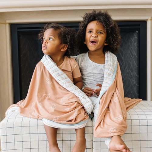 Image of Copper Pearl Jumbo 3-Layer Baby Blanket: Soft Baby Quilts for Boys and Girls | Breathable, Cozy, Toddler Blanket | Baby Quilt for Newborns | 60x72 Premium Material | Cooper
