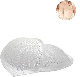Women Silicone Bra InsertsHoneycomb Silicone Bra Inserts Chest Pads for Swimsuits & Bikini Push Up Booster Pads