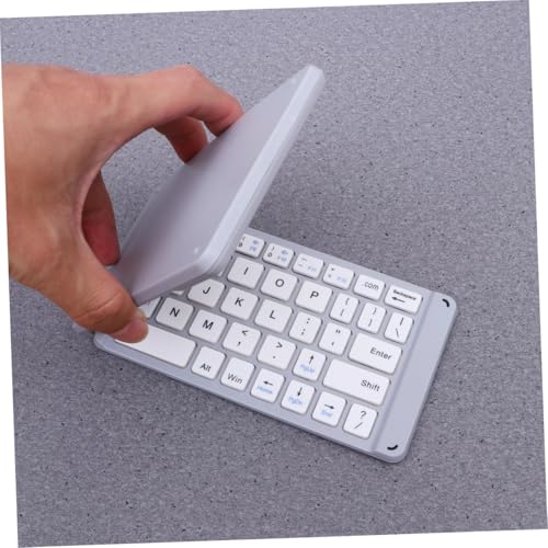 Teclado inalámbrico plegable para iOS con batería recargable micro USB 4
