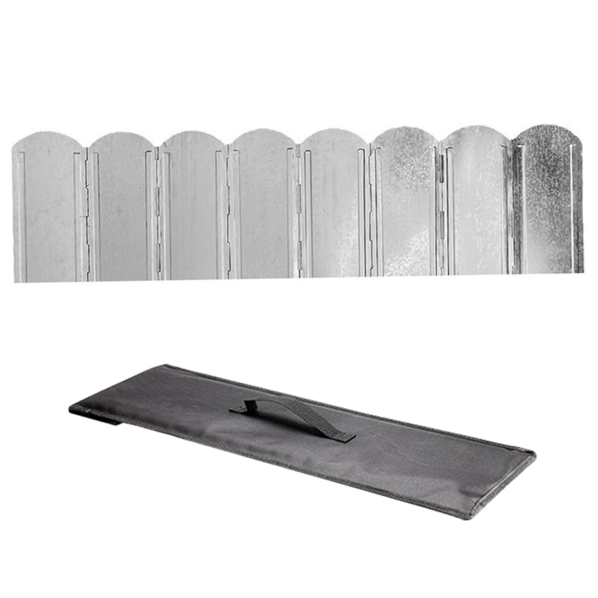 ARTSEWPLY 1set Portable Windproof BBQ Windscreen Foldable Camping Deflector for Outdoor Stoves Design Pegs for Picnics and Hiking