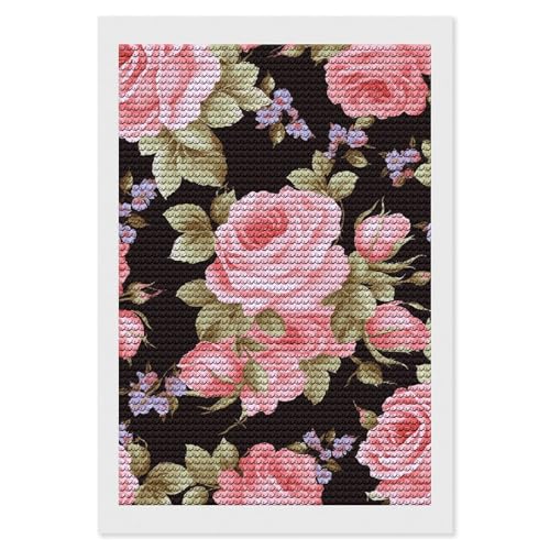 Kit peinture diamant rose pour une pause détente à la maison