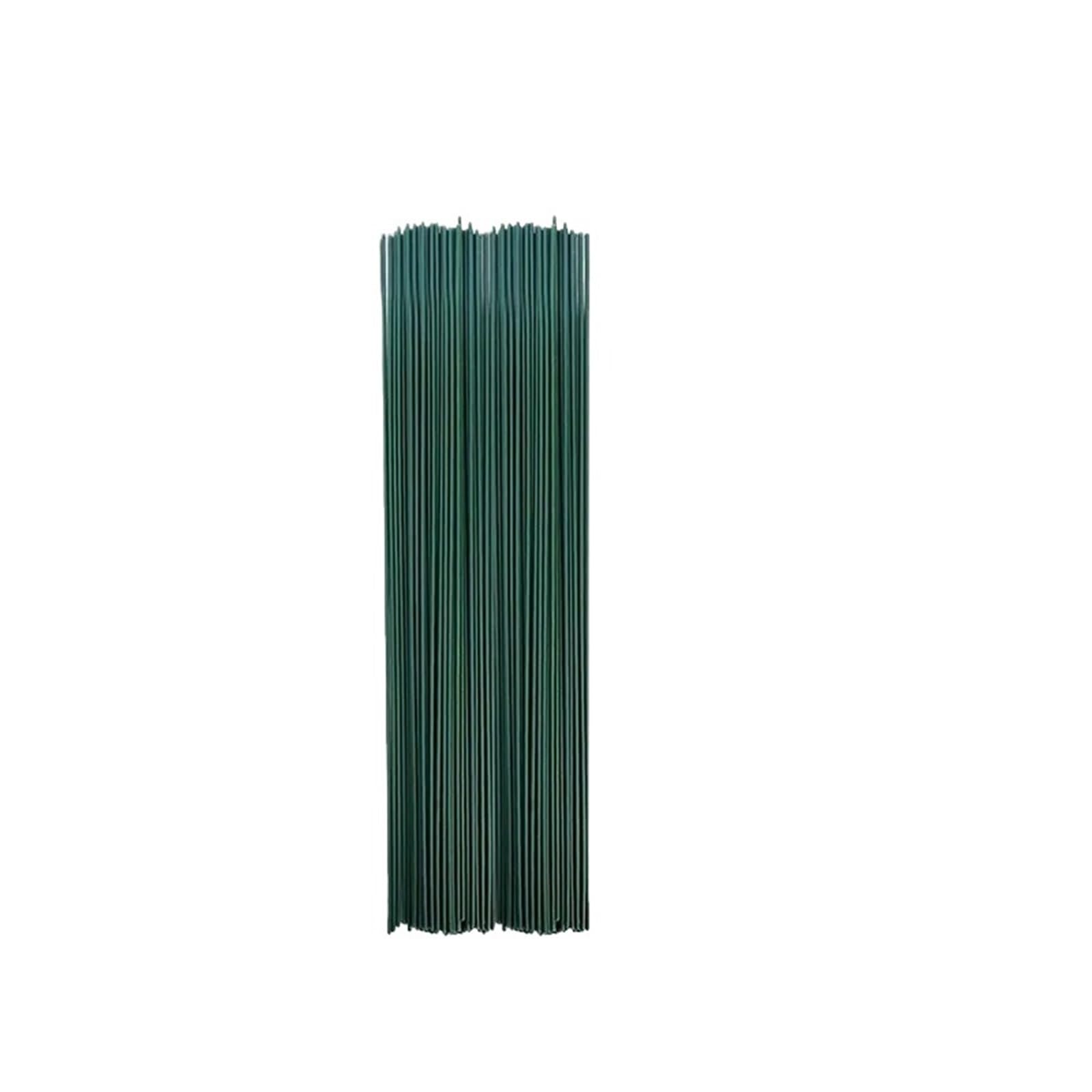 HUWOYG 100Pcs Green Floral Wire Stems Flexible Iron For DIY Bouquets Flower Arrangement Crafting Supplies Wedding Party Home Decor For DIY(30cm-100pcs)