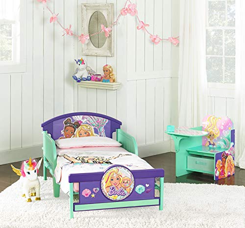 Barbie Mermaid Multi Color, Toddler Bed