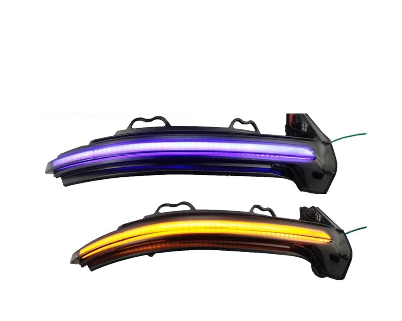 MenDaOLv Wing Mirror Indicator for Audi A4 S4 RS4 B9 2016-2019 A5 S5 RS5 2017-2019 Dynamic Turn Signal Lights,Flowing Sequential Indicator.,B-Yellow Blue