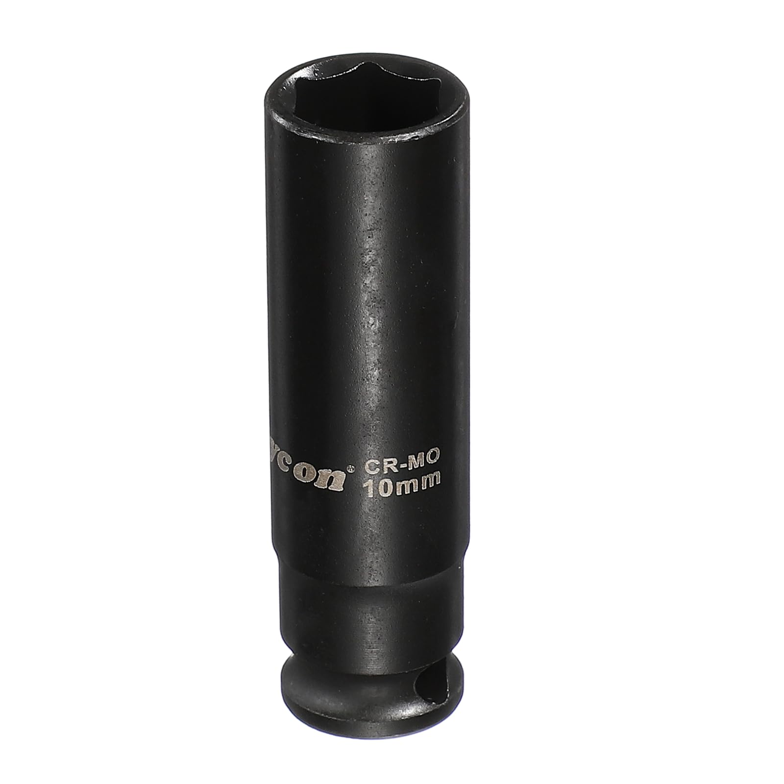 sourcing map 6 Point Deep Impact Socket 1/4 Inch Drive 10mm Metric Standard Socket Cr-Mo Steel Spindle Axle Hex Nut Bolt Sockets for Auto Machine Repair