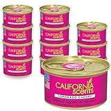 California Scents Spillproof Can Air Freshener Eco-Friendly Odor Neutralizer for Home, Car, & Much More, Coronado Cherry, 1.5 Oz, 12 Pack