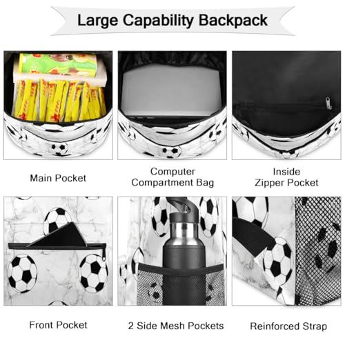 Sac à dos motif marbre confortable pour protéger votre ordinateur - 3