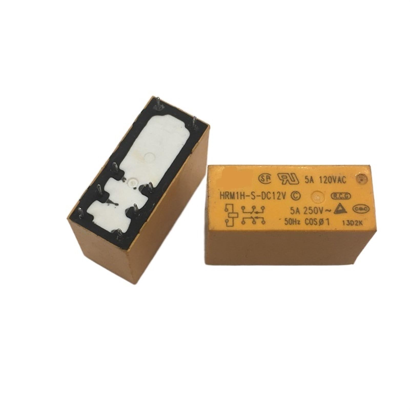 Relé electromagnético de potencia HRM1H-S-DC12V componente de 8 pines 2