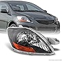 AKKON - For Toyota Yaris 4 Door Sedan Chrome Passenger Right Side Headlight Head Lamp Light Replacement